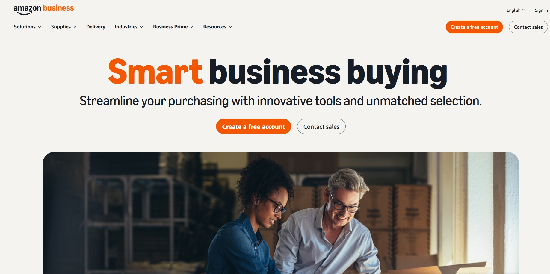 Amazon business